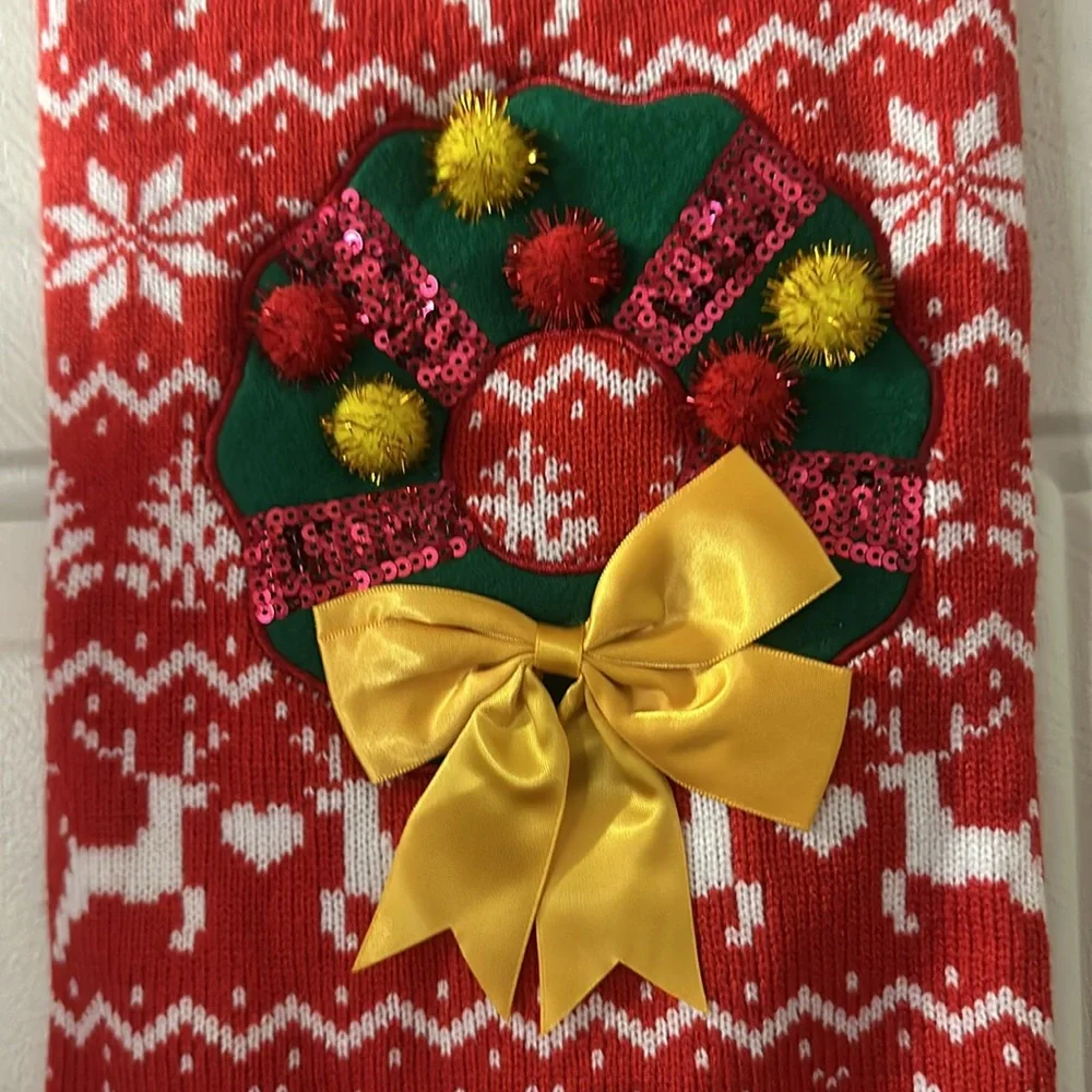 WOOF PET APPAREL PET CHRISTMAS/HOLIDAY SWEATER: NEW WITH TAGS: SIZE SMALL